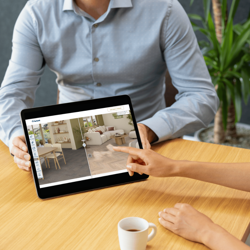 us situation of Materialo before and after design tool