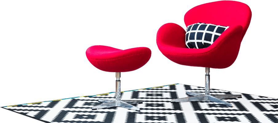 Carpets and armchairs from a visualisation tool
