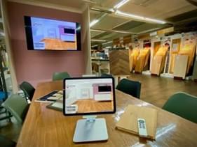 POS Lösung Materialo im Store von Reiser Dekor, Farbe & Raum